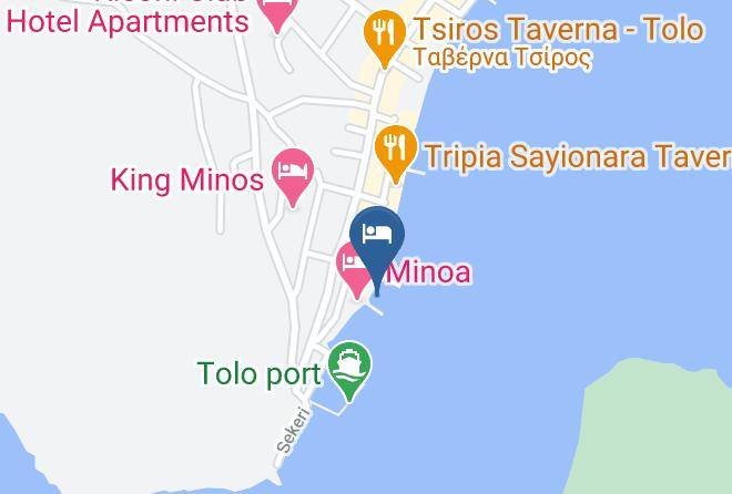 Argolis - Golden Moon Hotel Maps