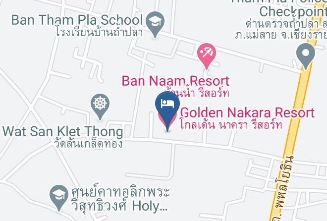 Amphoe Mae Sai - Golden Nakara Resort Maps