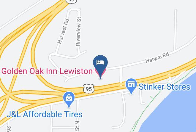 Nez Perce - Golden Oak Inn Lewiston Maps