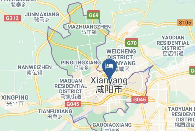 Xianyang - Golden Ocean Hotel Maps