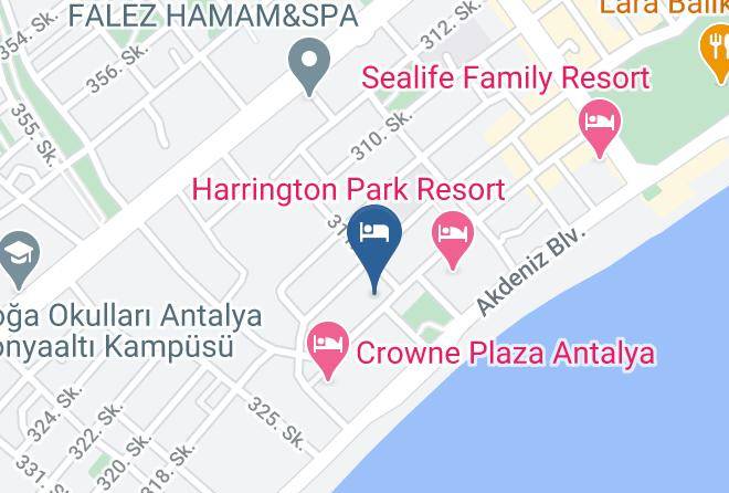 Golden Orange Hotel Map