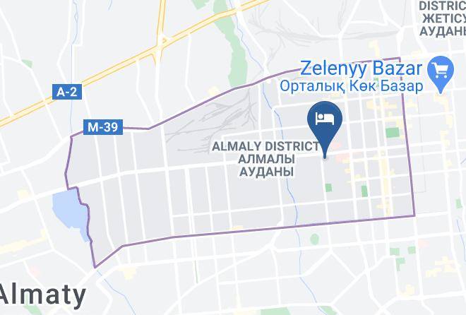 Almaty City - Golden Palace Hotel Maps