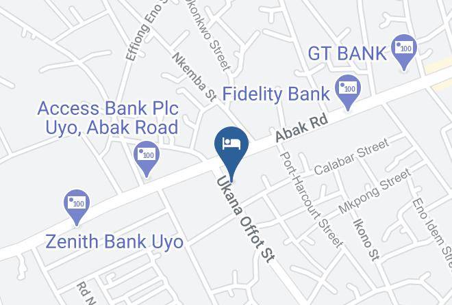 Uyo - Golden Palace Hotel Maps
