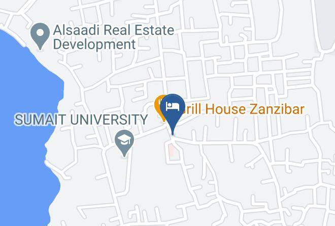 Golden Palm Boutique Zanzibar Map