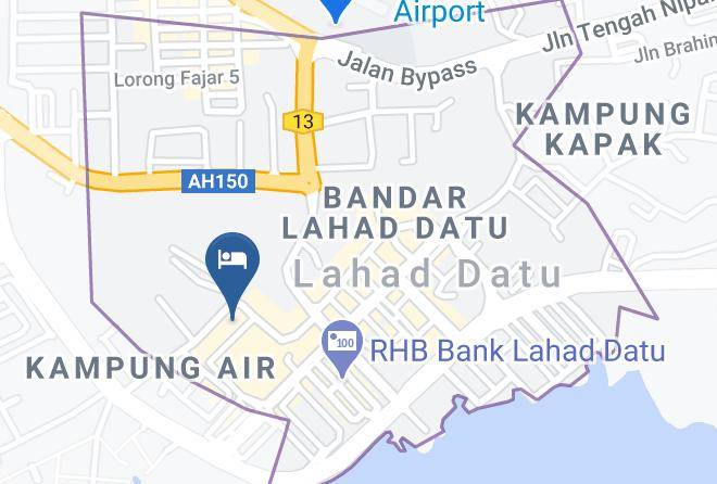Bahagian Tawau - Golden Palms Hotel Maps