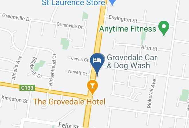 Golden Palms Motel Map