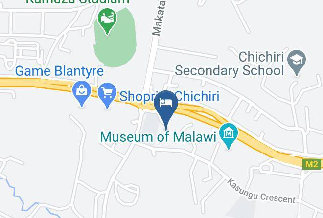 Blantyre - Golden Peacock Hotel Blantyre Maps
