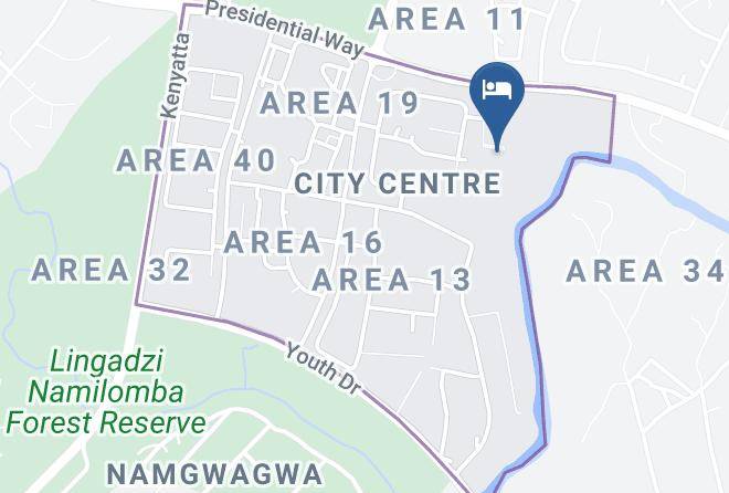 Lilongwe - Golden Peacock Hotel Maps