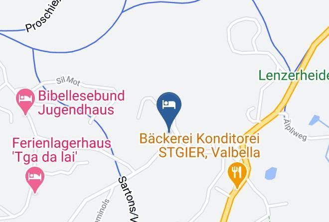 Albula - Golden Peaks Ferienhaus Maps