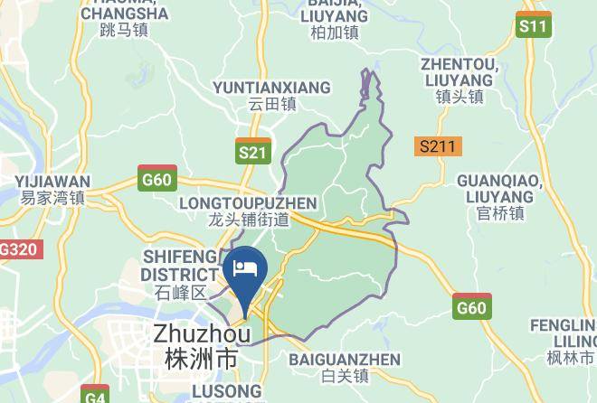 Zhuzhou - Golden Peninsula Hotel Maps