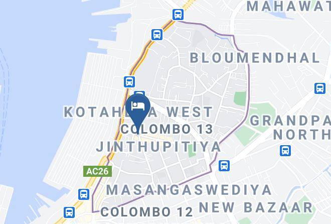 Colombo - Golden Pier City Hotel Maps