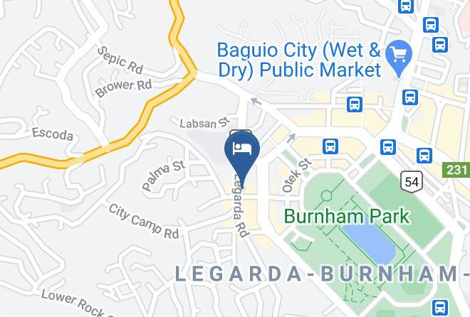 Golden Pine Hotel Map