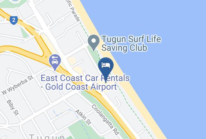 Gold Coast - Golden Riviera Beach Resort Maps