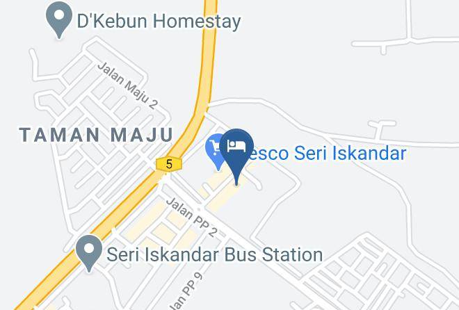 Perak Tengah District - Golden Roof Hotel Seri Iskandar Maps
