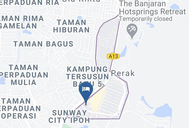 Kinta District - Golden Roof Hotel Sunway Maps