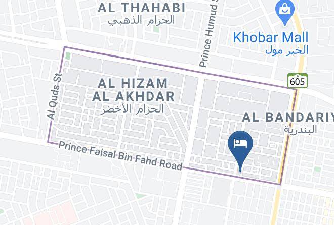 Al Khobar - Golden Rose Hotel Alkhobar Maps