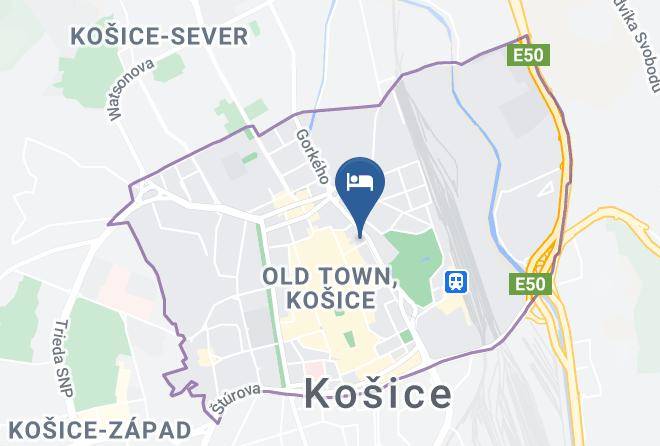 Kosice - Golden Royal Boutique Hotel & Spa Maps