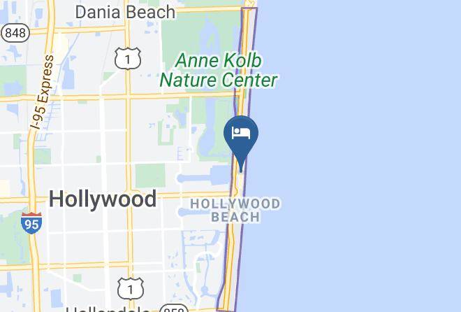 Broward - Golden Sand Oceanfront Hotel Maps