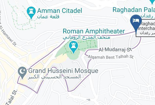 Amman - Golden Sands Hotel Maps