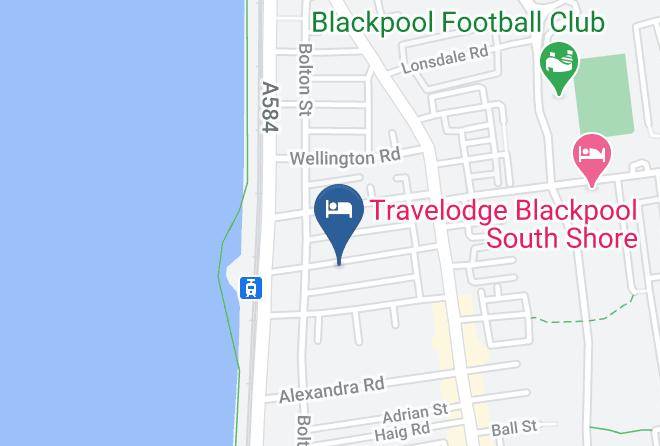 Golden Sands Hotel Blackpool Map