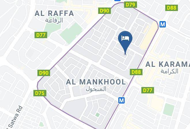 Dubai - Golden Sands Hotel Apartments Maps
