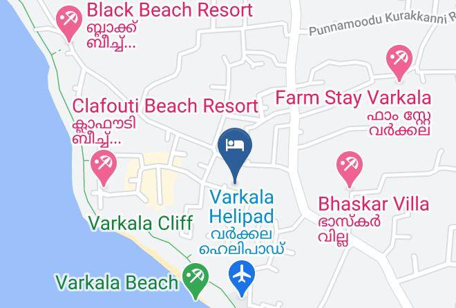 Chirayinkeezhu - Golden Sands Hotel Maps