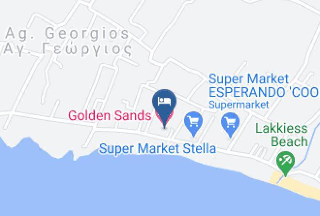 Kerkira - Golden Sands Hotel Maps