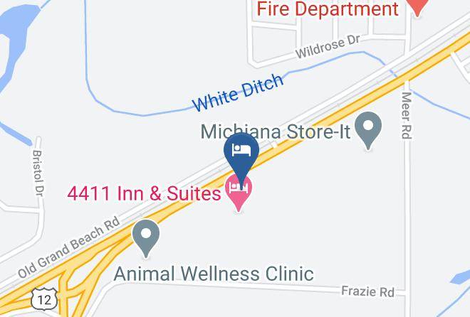 Golden Sands Motel Map