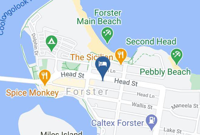 Mid Coast - Golden Sands Motor Inn Maps