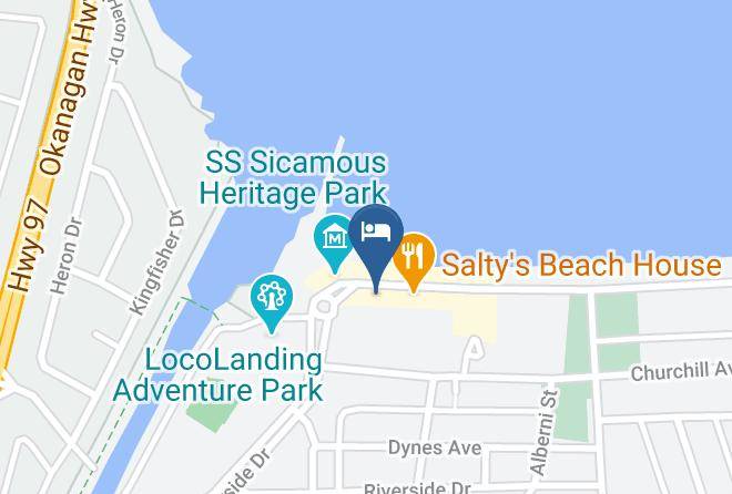 Okanagan Similkameen - Golden Sands Resort Motel Maps
