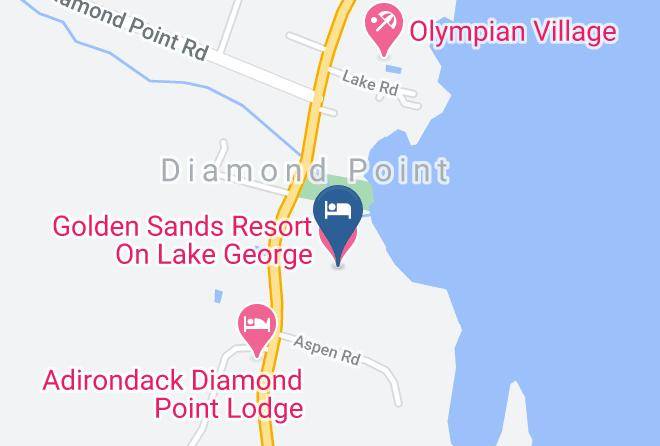 Warren - Golden Sands Resort On Lake George Maps