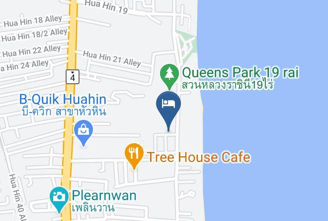 Amphoe Hua Hin - Golden Sea Hotel Maps