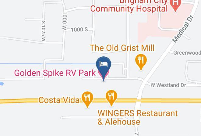 Box Elder - Golden Spike Rv Park Maps