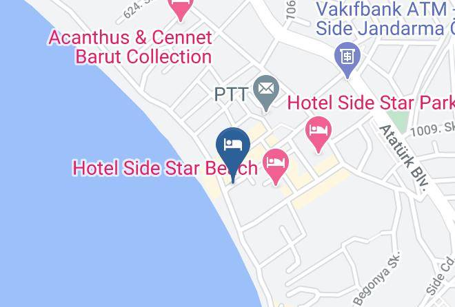 Manavgat - Golden Star Beach Maps