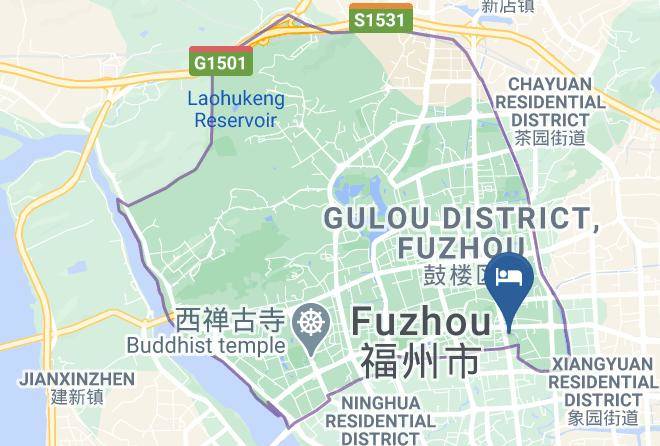 Fuzhou - Golden Star Business Hotel Maps