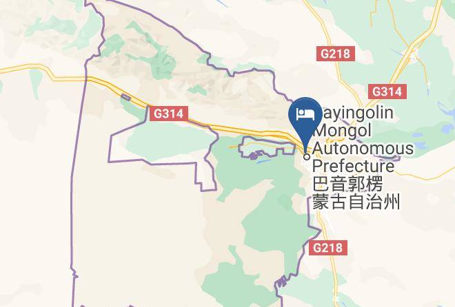 Bayinggolin Mongol Aut Prefecture - Golden Star Hotel Maps
