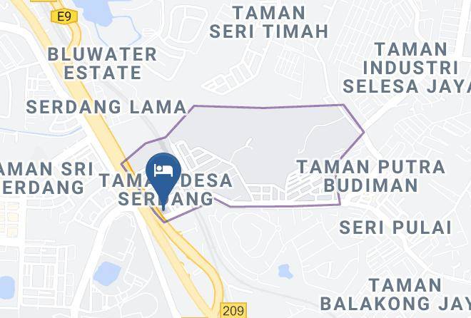 Golden Star Hotel Map