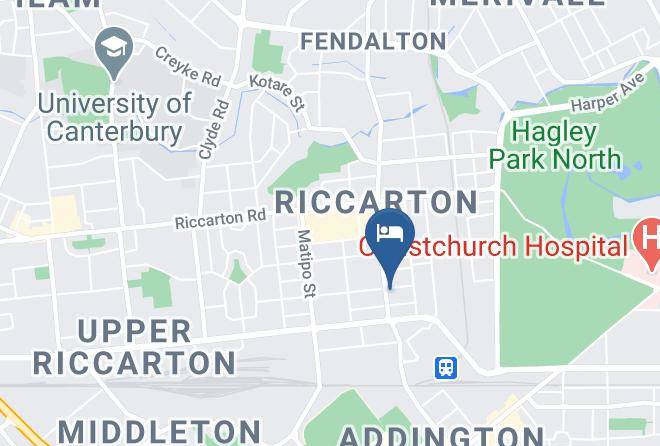 Christchurch - Golden Star Motel Maps