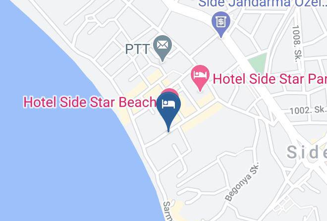 Manavgat - Golden Star Restaurant Maps
