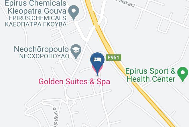 Ioannina - Golden Suites & Spa Maps