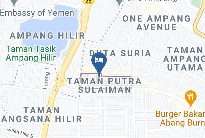 Hulu Langat - Golden Summer Hotel Maps