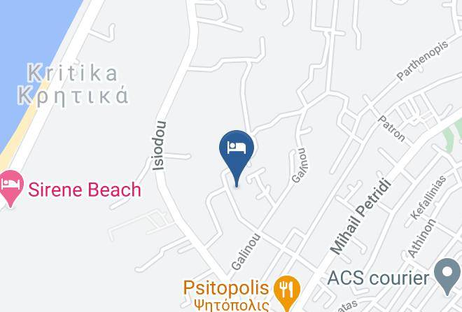 Dodecanese - Golden Sun Apts Maps