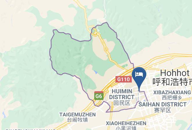 Hohhot - Golden Sun Hotel Maps