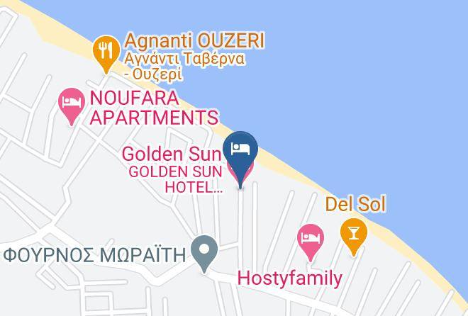 Larisa - Golden Sun Hotel Maps