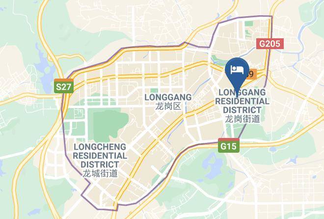Shenzhen - Golden Sunshine Hotel Maps