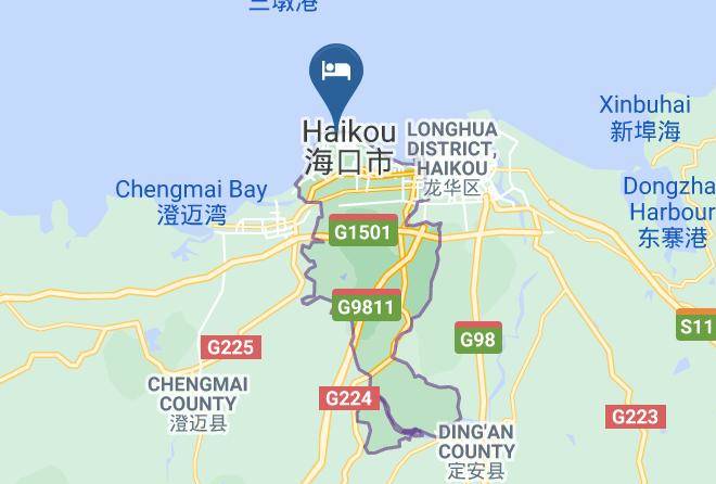 Haikou - Golden Sunshine Tide Hotspring Resort Maps