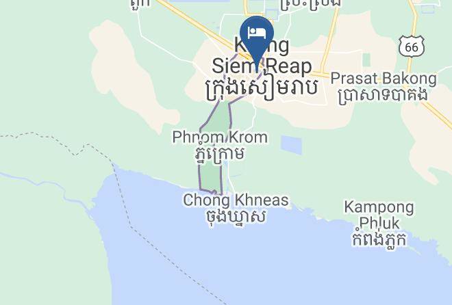Golden Temple Residence Karte - Siem Reap - Siem Reab Town