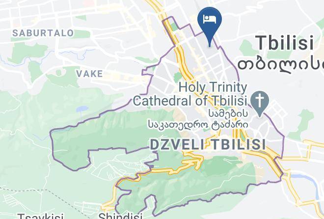 Tbilisi - Golden Town Hotel Maps