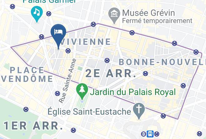 Paris - Hotel Golden Tulip Opera De Noailles Maps