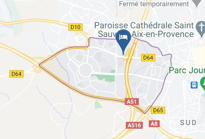 Bouches Du Rhone - Golden Tulip Aix En Provence Maps